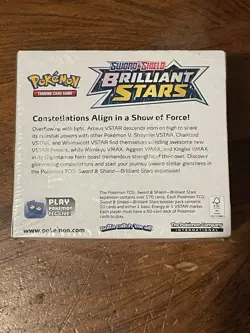 Pokemon TCG Sword & Shield Brilliant Stars Booster Box Factory Sealed-SEE PHOTOS - Image 3