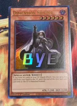 YuGiOh! Dimension Shifter RA05-EN132 STAMPED ART Rarity Collection 5 NM Card - Image 1