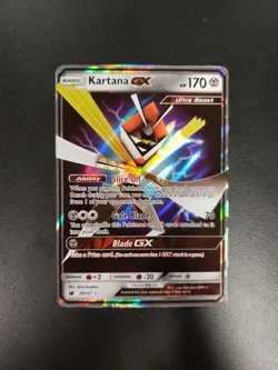 Kartana GX 70/111 / Ultra Rare Crimson Invasion NM Pokemon Card - Image 1