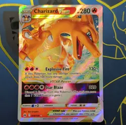 Pokemon Charizard VSTAR Ultra Rare 019/159 Crown Zenith Full Art Holo Card - Image 1