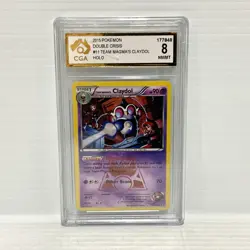 PSA CGA 8 Team Magma's Claydol 11/34 Holo - Double Crisis - Graded Pokemon Card - Image 1