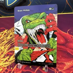 Beast Within 033 (Borderless) Marvel Universe Eternal-Legal Regular - Image 3