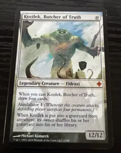 Kozilek, Butcher of Truth - Rise of the Eldrazi MTG Magic the Gathering - Image 1