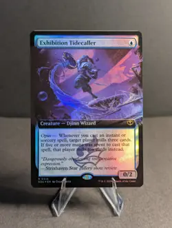 Secrets of Strixhaven #316 Exhibition Tidecaller (Extended Art) - Image 1