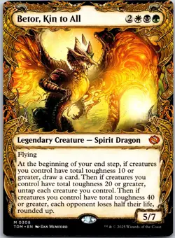 Betor, Kin to All (Showcase) English Tarkir: Dragonstorm M 308 - Image 1