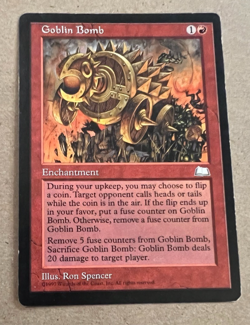 Goblin Bomb - Weatherlight - MTG - Magic the Gathering - Image 1