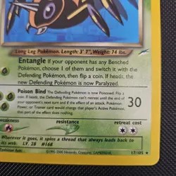 Dark Ariados 17/105 Pokemon TCG Neo Destiny Unlimited Rare Card WOTC NM - Image 5