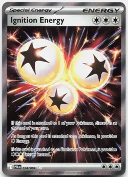 Ignition Energy 124/094 Ultra Rare Phantasmal Flames Pokemon NM - Image 1
