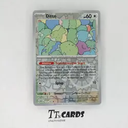 DITTO 132/165 REVERSE HOLO - Pokemon Scarlet & Violet 151 English - Image 1