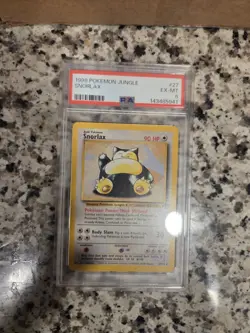 1999 Pokemon Jungle Snorlax Non Holo #27/64 PSA 6 - Image 1