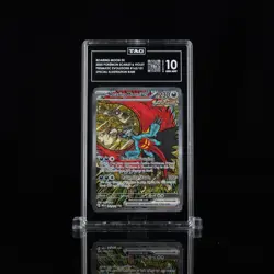 TAG 10 [986] RANK 1! 2025 Pokemon Pre EN-Prismatic Evo. Roaring Moon EX #162 SIR - Image 1