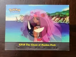 MP! Pokemon Topps EP19 The Ghost of Maiden Peak TV Animation Blue Logo - Image 1