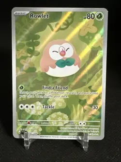 Rowlet 090/088 Holo Illustration Rare Perfect Order Pokemon - Image 1