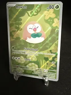 Rowlet 090/088 Holo Illustration Rare Perfect Order Pokemon - Image 2
