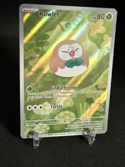 Rowlet 090/088 Holo Illustration Rare Perfect Order Pokemon - Image 3