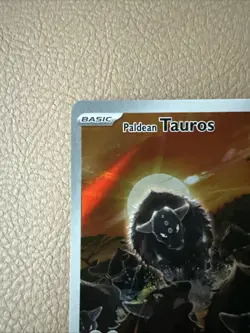 Pokemon Paldean Tauros Illustration Rare 130 HP SV02 Paldea Evolved 218/193 - Image 2