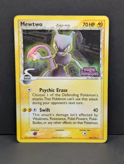 Mewtwo (Delta Species) 24/110 Holon Phantoms Reverse Holo Rare Pokemon TCG HP - Image 1