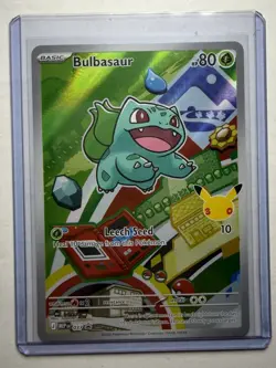 Pokemon TCG Bulbasaur 037 Promo Illustration First Partner 30th Anniversary NM/M - Image 1