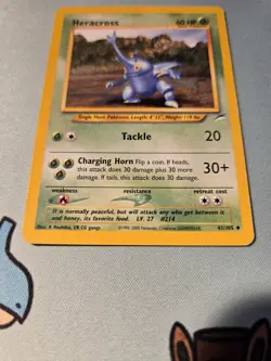 [LP] Heracross - 41/105 Neo Destiny - Pokemon TCG - 2002 - Image 2