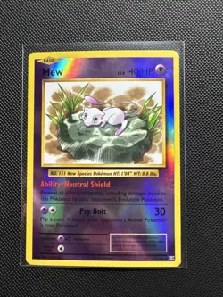 Pokemon TCG Mew 53/108 Reverse Holo Pokemon TCG XY - Evolutions Near Mint - Image 1