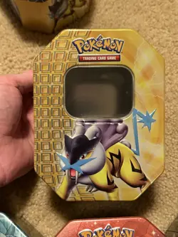 6x Pokemon TCG Vintage EMPTY Collector's Tins No Cards Black & White HGSS Era - Image 2