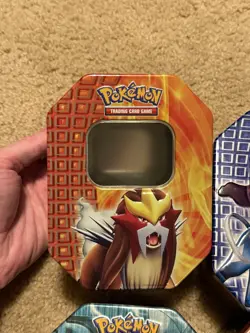 6x Pokemon TCG Vintage EMPTY Collector's Tins No Cards Black & White HGSS Era - Image 3