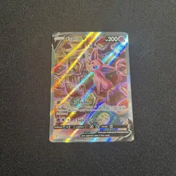 Pokemon Espeon V Holo Ultra Rare Full Alt Art Evolving Skies 180/203 - Image 1
