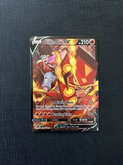 Centiskorch V TG14/TG30 Holo V Rare Lost Origin Trainer Gallery Pokemon NM/M - Image 1