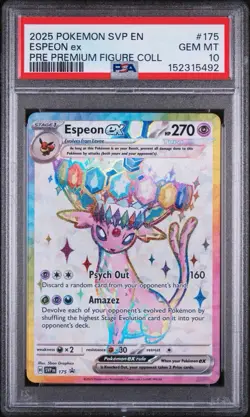 Pokemon TCG Espeon EX Black Star Promo #175 PSA 10 Gem Mint 🔥💎✨ - Image 1
