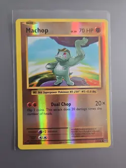 Machop 57/108 XY Evolutions NM POKEMON Reverse Holo - Image 1