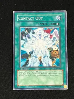 Contact Out 1st Edition GLAS-EN045 YuGiOh Gladiator's Assault - Image 1