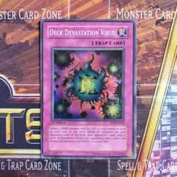 1x Deck Devastation Virus - Super Rare - FET-EN058 - 1st Ed - LP - Image 1