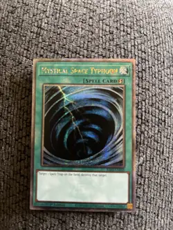 Yu-Gi-Oh! Mystical Space Typhoon QCR RA02-EN048 1st Ed Near Mint - Image 1