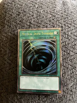 Yu-Gi-Oh! Mystical Space Typhoon QCR RA02-EN048 1st Ed Near Mint - Image 2