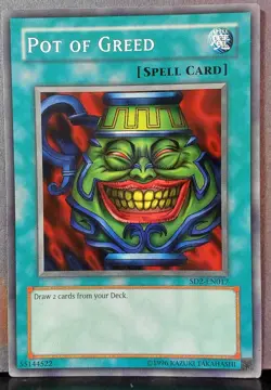 Pot of Greed SD2-EN017 Yu-Gi-Oh! TCG Regular LP7 - Image 1