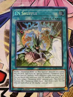 Yugioh EN Shuffle BLCR-EN008 Secret Rare 1st Edition NM - Image 1