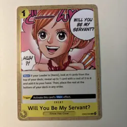 One Piece Will You Be My ServantU Event Nami EB03-060 Heroines Edition English - Image 1