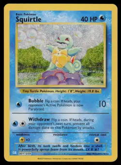 Squirtle Holo Classic Collection Trading Card Game Classic 001/034 NM Pokemon - Image 1