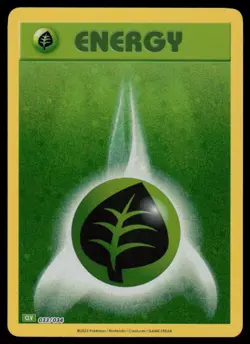 Basic Grass Energy Holo Trading Card Game Classic 033/034 NM Pokemon - Image 1