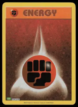 Basic Fighting Energy Holo Trading Card Game Classic 034/034 NM Pokemon - Image 1