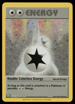 Double Colorless Energy (CLV) Holo Trading Card Game Classic 032/034 NM Pokemon - Image 1