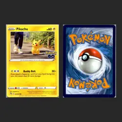 4x Pikachu 027/078 Pokemon GO Set Electric Mouse Pokemon Card Lot NM - Image 4