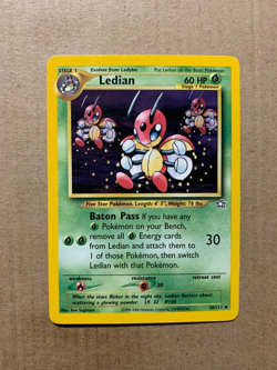 Ledian 39/111 Neo Genesis - Uncommon Pokemon Card - NM - Image 1
