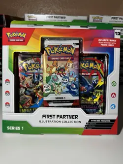 Pokemon First Partner Illustration Collection Series 1 Box Promo Cards - Image 1