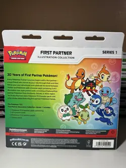 Pokemon First Partner Illustration Collection Series 1 Box Promo Cards - Image 2