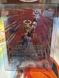 Gogeta FB09-122 Secret Rare Alternate Art Dual Evolution Dragon Ball Card Game - Image 2