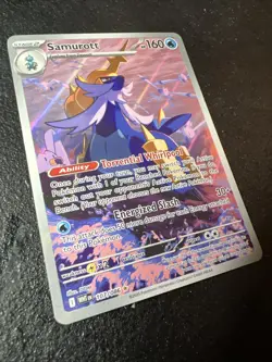 Pokemon TCG Samurott 107/086 White Flare Illustration Rare Holo Card MINT - Image 3