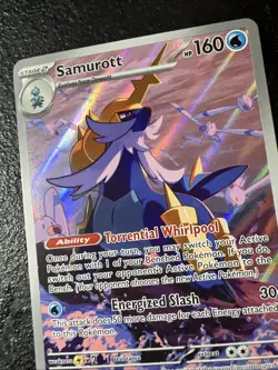 Pokemon TCG Samurott 107/086 White Flare Illustration Rare Holo Card MINT - Image 4