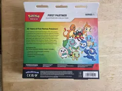 Pokemon First Partner Illustration Series 1 Box Promo Card Booster Sticker - Image 2