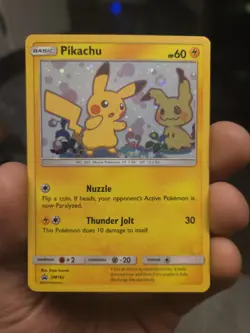 Pikachu SM162 Sun and Moon Black Star Promo Card NM - Image 1
